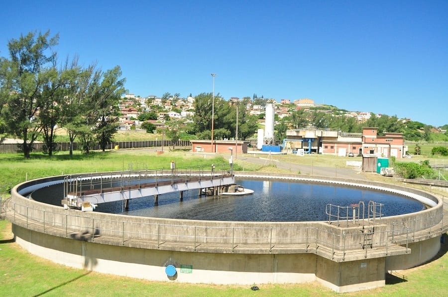 South African water treatment facility